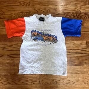 Vintage Universal Studios Earthquake the ride shirt Florida Kids Small